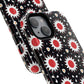 Crimson Spark Radiance Bold Floral Magnetic iPhone Cases, Stylish Tough Cases, Unique iPhone Accessories, Perfect Gift for Her, Trendy Tech Gear.