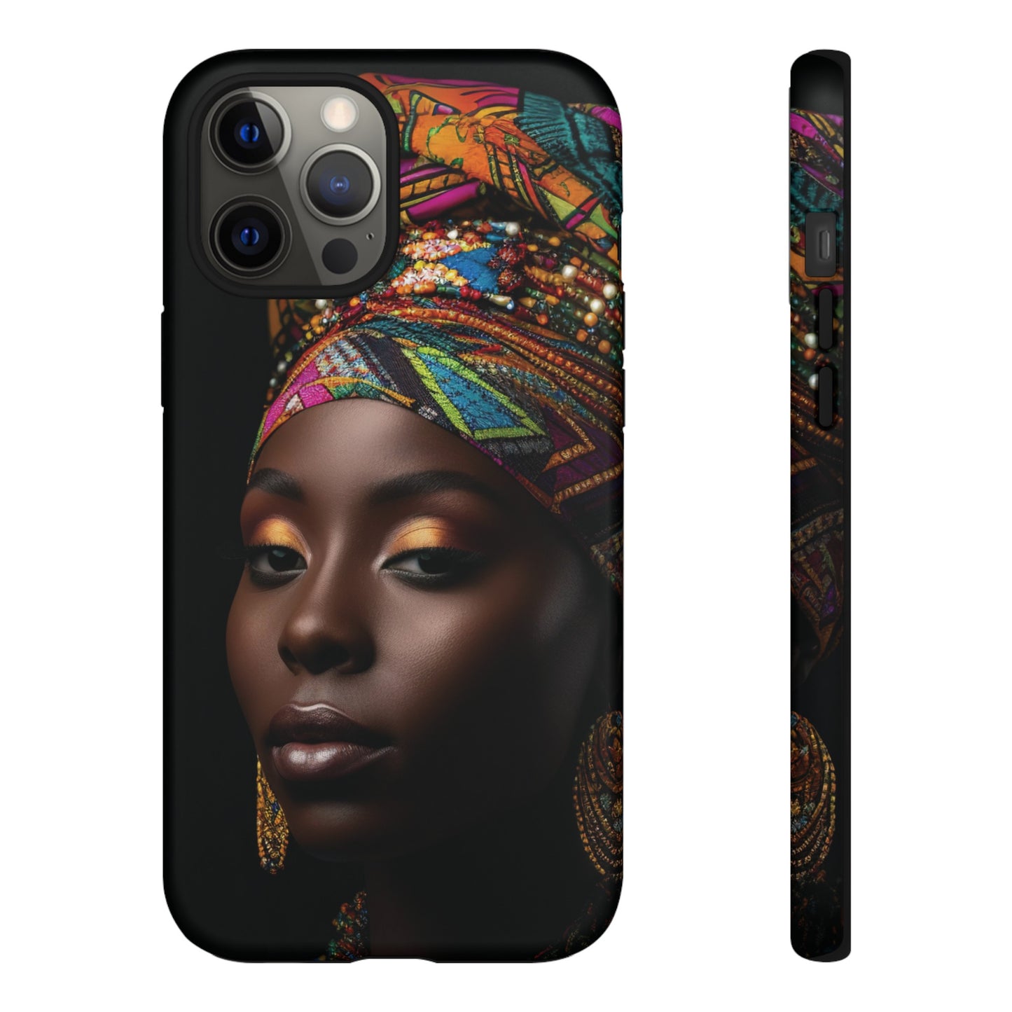 Regal Reflections: African Majesty iPhone Cases