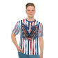 Patriotic Pride Men's Loose T-Shirt (AOP)