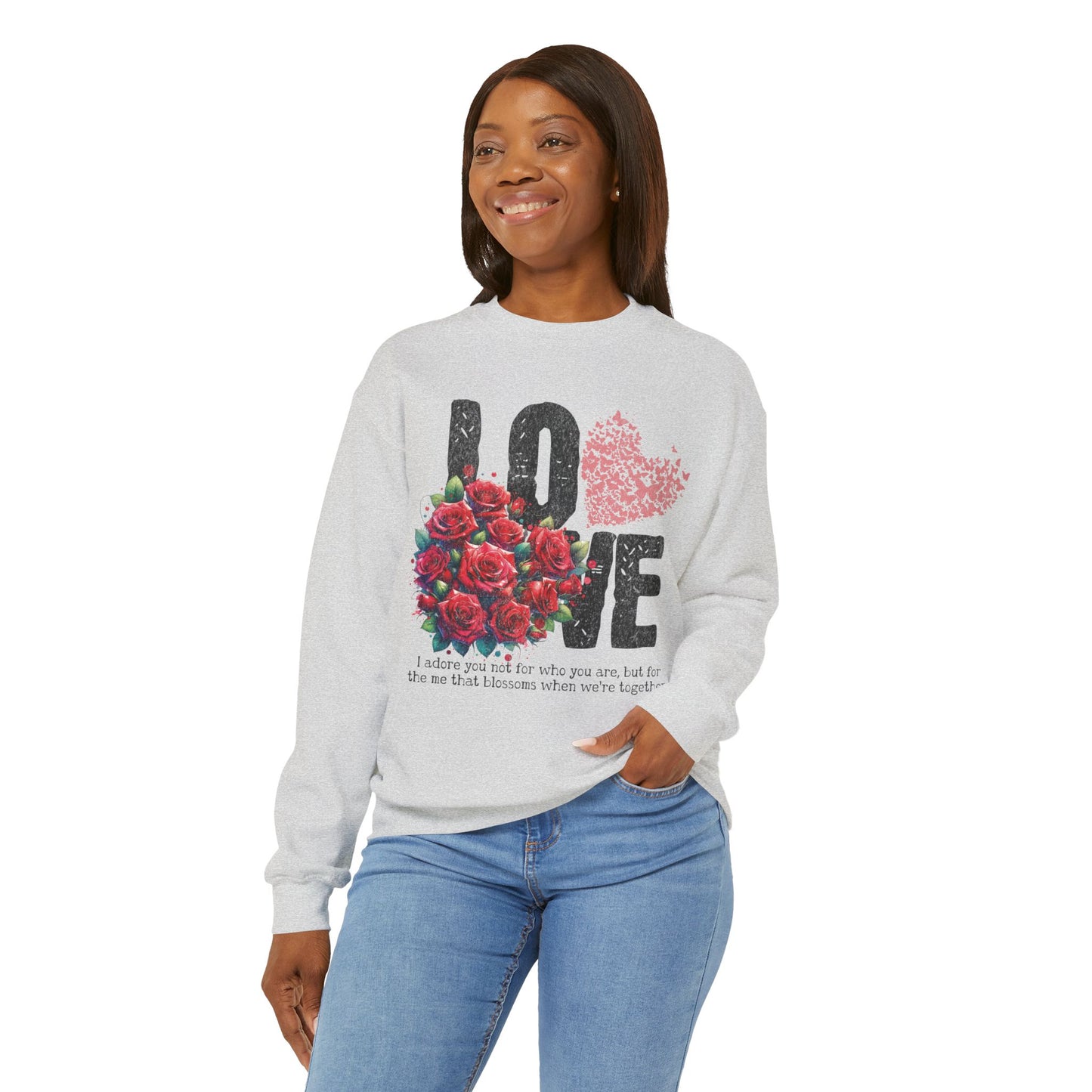 LOVE always Valentines Unisex Heavy Blend Crewneck