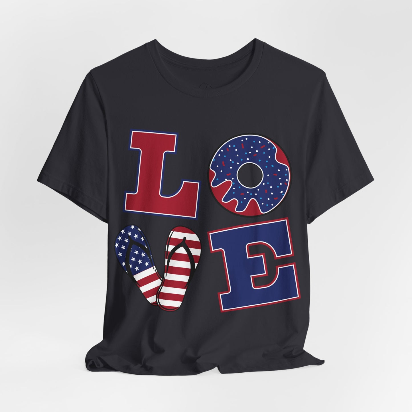 Patriotic Love Unisex Jersey Short Sleeve Tee