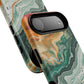 Stylish Tough Acrylic Magnetic iPhone Cases for Everyday Protection, Marble Design, Unique Gifts for Tech Lovers, Holiday Essentials