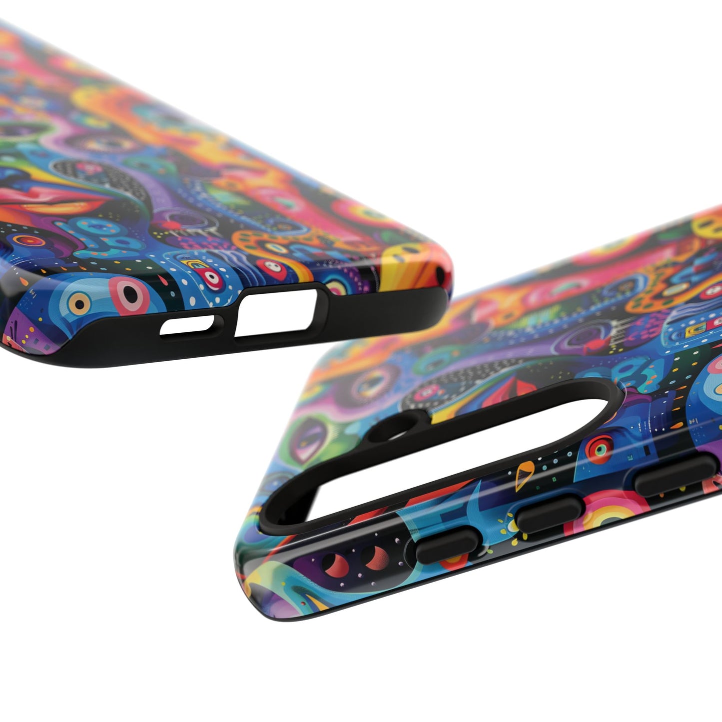 Psychedelic Visions Vibrant Art Google Pixel, iPhone and Samsung Phone Case - Tough Cases for Creative Souls