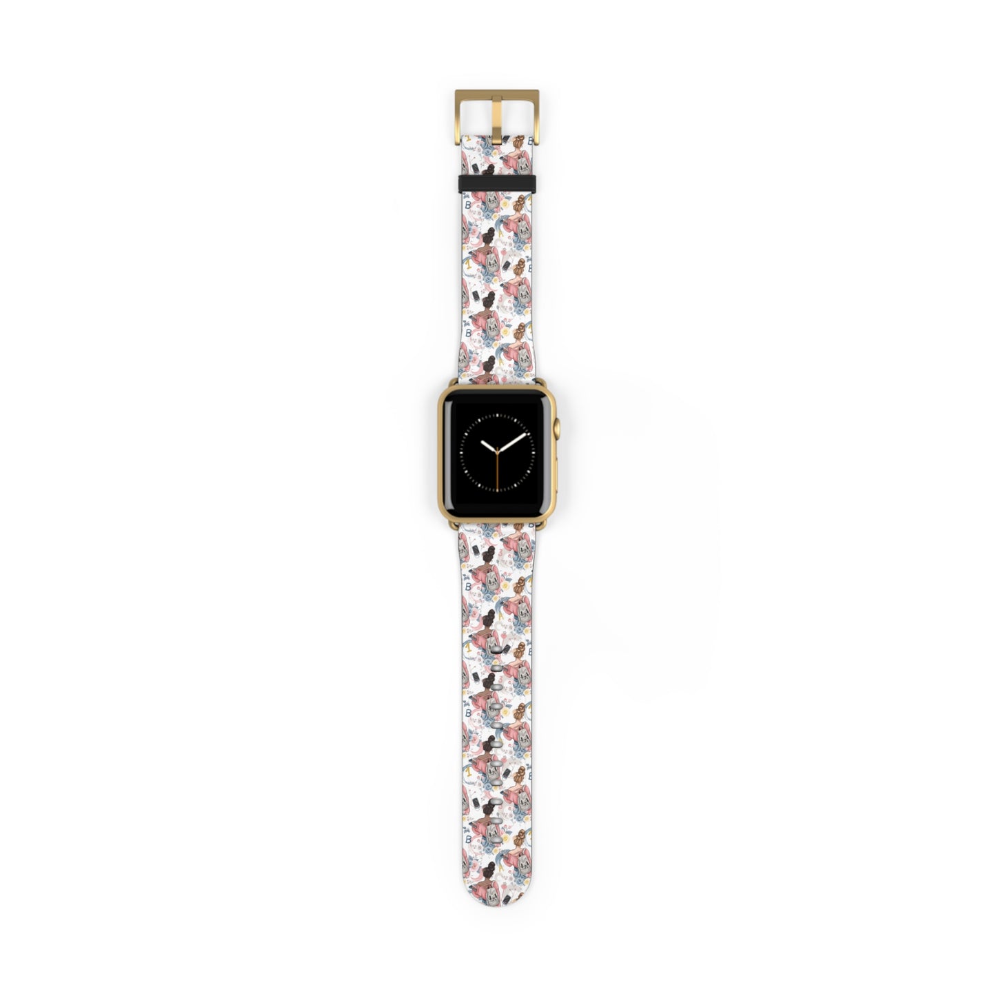 Study Chic Floral Watch Band | Stylish Accessory for Everyday Wear & Gifts.