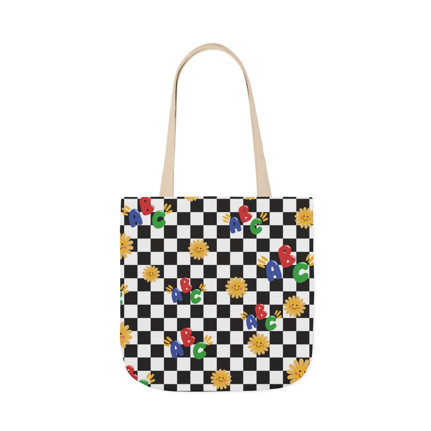 Personalized Schoolyard Chic Composition Book Inspired Canvas Tote Bag with Colorful Straps, Cute School Bag, Eco-Friendly Tote, Back to School Shopping Bag, Teacher Gift Idea