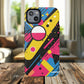 Electric Motion Mix iPhone Cases for Creative Souls | Tough iPhone Magnetic Cases, Stylish Protection, Unique iPhone Accessories, Gift for Art Lovers, Retro Vibes