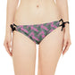 Pink Tropical Bliss Loop Tie Side Bikini Bottom (AOP)