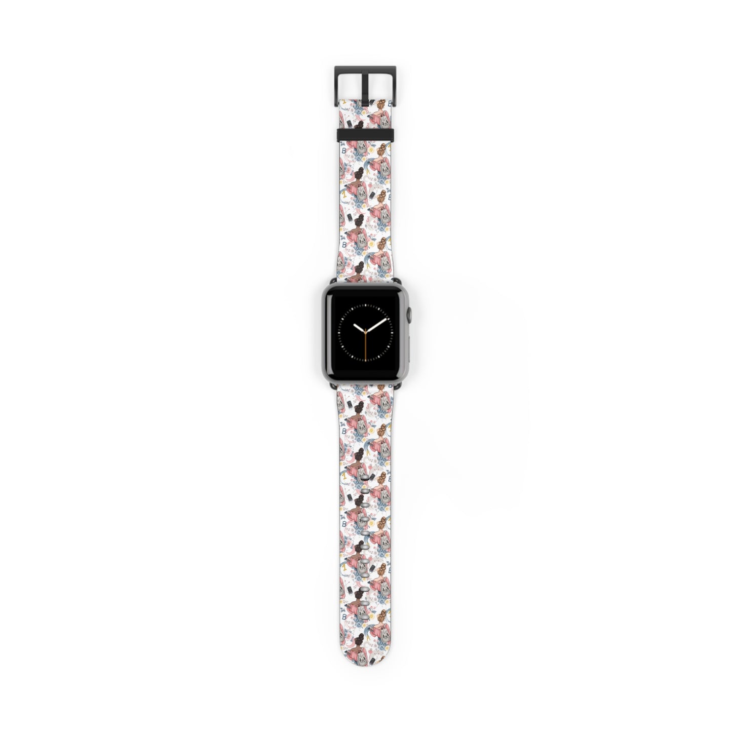 Study Chic Floral Watch Band | Stylish Accessory for Everyday Wear & Gifts.