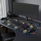 Ethereal Feathers LED Gaming Mouse Pad