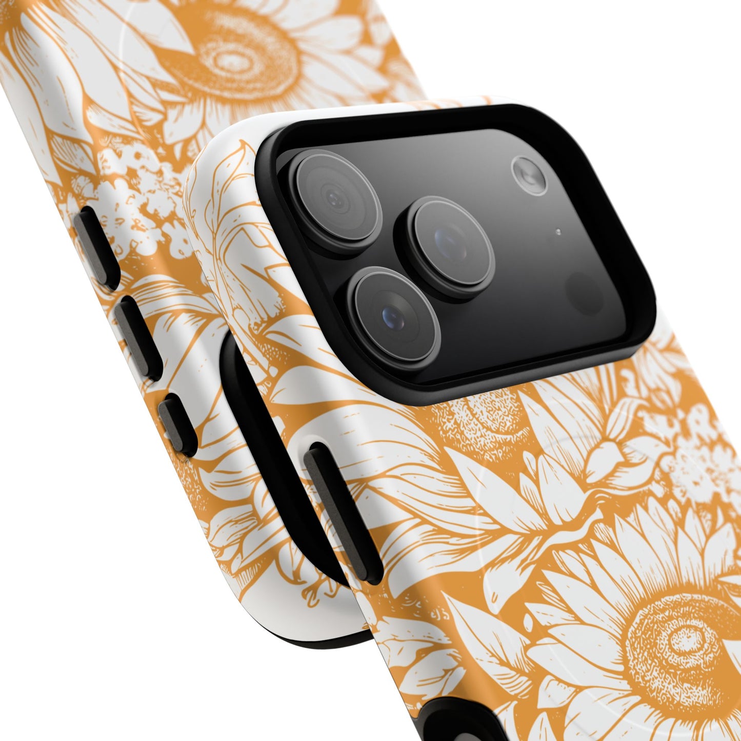 Loved John 3:16, Inspirational Gift, Tough iPhone Magnetic Case Scripture, Sunflower Bible Verse, MagSafe® iPhone® Tough Case, iPhone 14, iPhone 15, iPhone 16, Pro, Pro Max, Plus