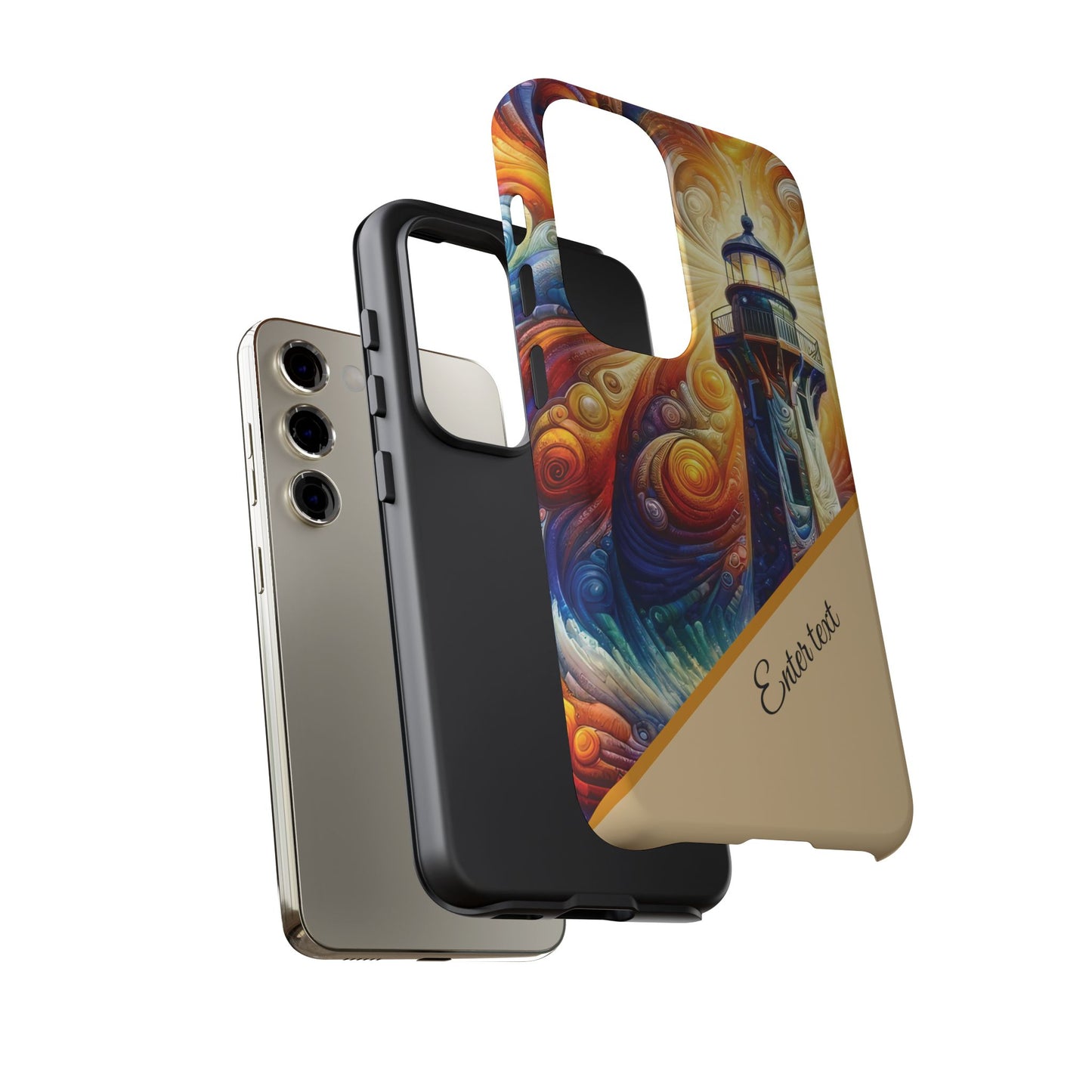 Personalized Cosmic Beacon Tough Samsung and Google Phone Cases