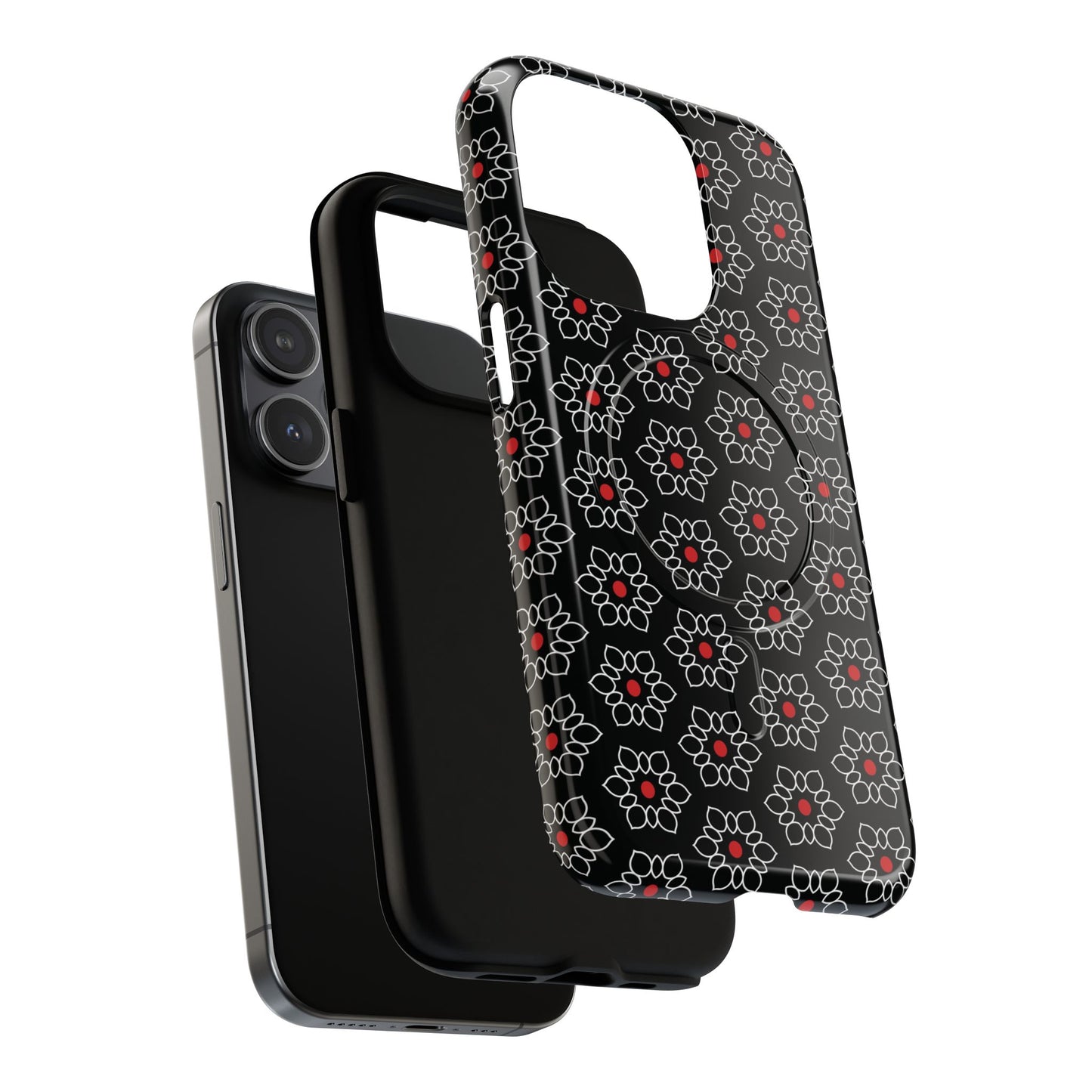 Floral Power Magnetic Tough iPhone Cover | Tough iPhone Cover, Floral Design, Custom iPhone Accessory, Gift for Her, iPhone Case
