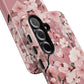 Personalized Cherry Blossom Tough Phone Case — Pink Floral Protective Case for Samsung & Google