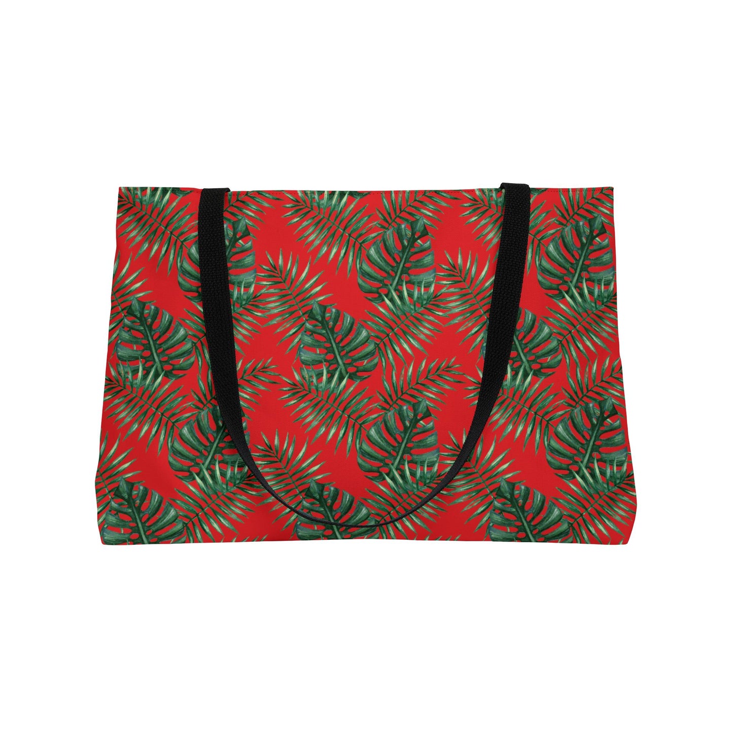 Tropical Bliss Red Weekender Tote Bag