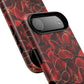 Crimson Bloom Tough iPhone Magnetic Case, Protective iPhone Case, Stylish iPhone Cover, Gift for Her, Mother's and Birthday Gifts, Unique Floral Accessories