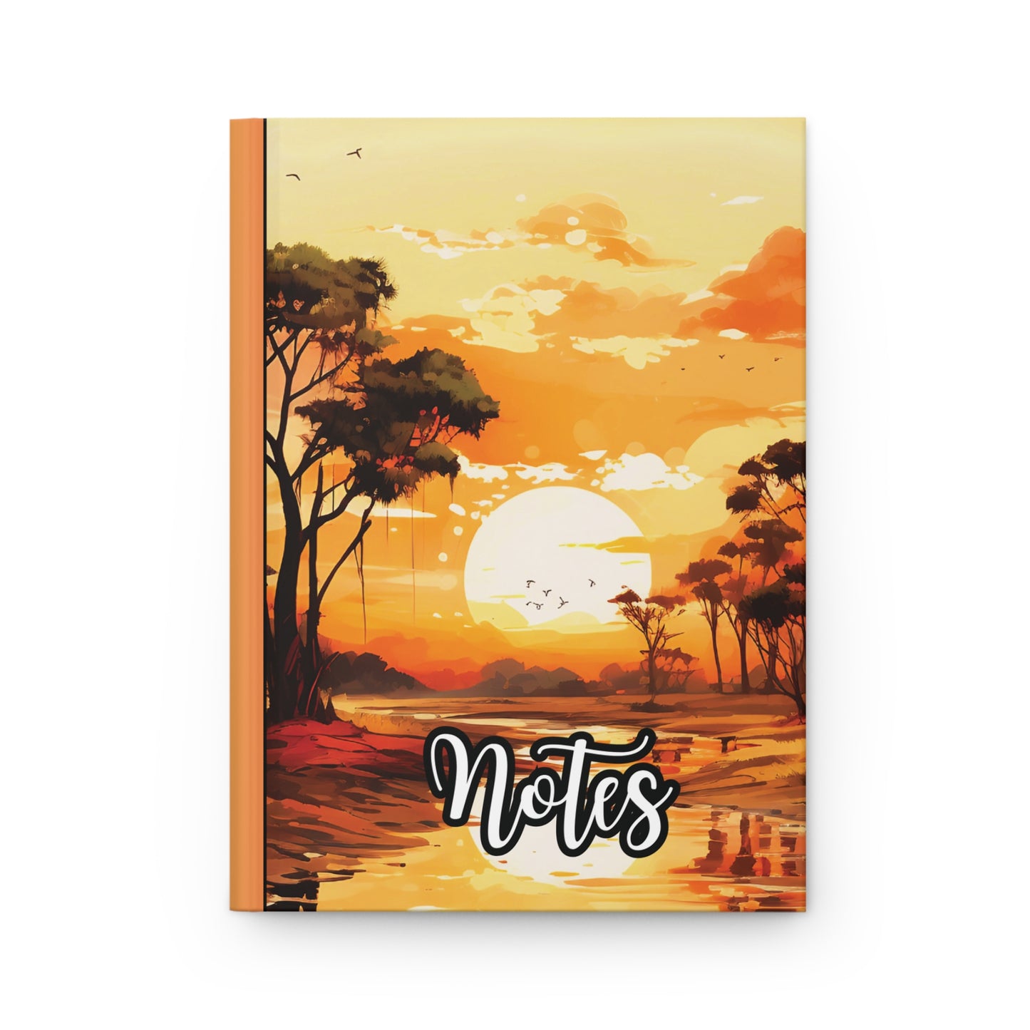 Sunset & Elegance Hardcover Journal - For Note-Taking, Writing, Gifts, Inspiration, Daily Reflections