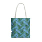 Blue Tropical Bliss Tote Bag