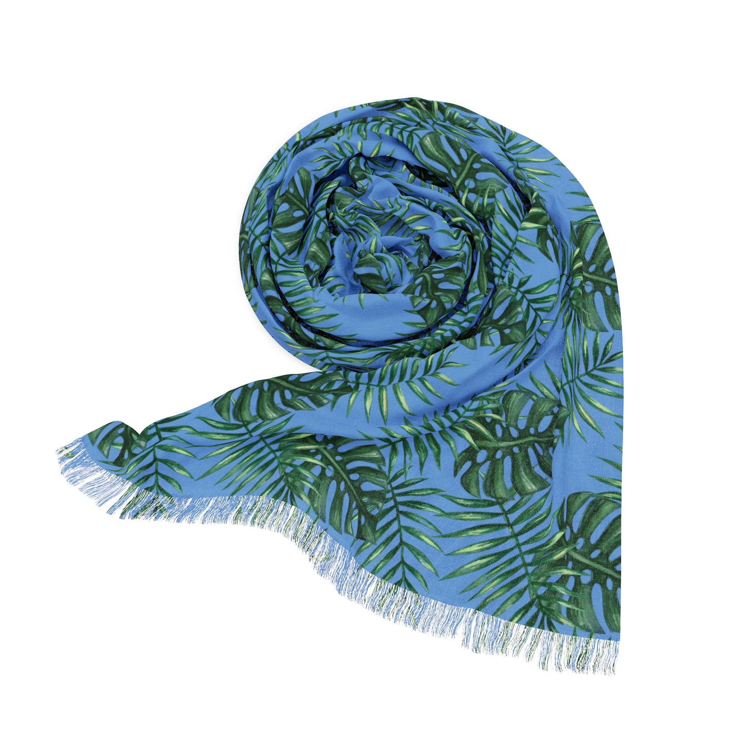 Blue Tropical Bliss Light Scarf