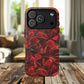 Crimson Bloom Tough iPhone Magnetic Case, Protective iPhone Case, Stylish iPhone Cover, Gift for Her, Mother's and Birthday Gifts, Unique Floral Accessories
