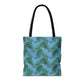 Blue Tropical Bliss Tote Bag