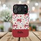 Personalized Rosette Coquette Floral Phone Case - Tough MagSafe® Magnetic Cases, Protective Cover, Stylish Tech Accessory, Gifts for Her