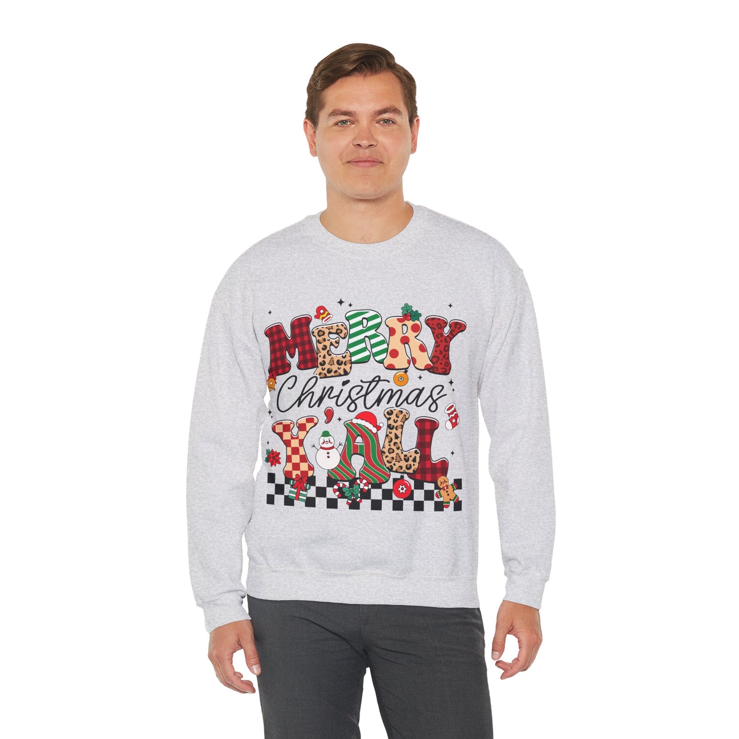 Merry Christmas  Unisex Heavy Blend™ Crewneck Sweatshirt