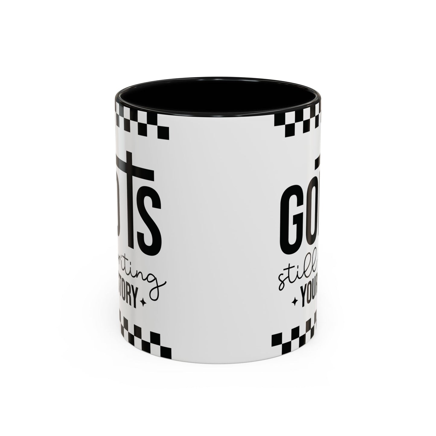 God is Still Writing My Story Accent Coffee Mug