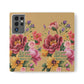Floral Scripture Flip Case — "Let Your Light Shine" Wallet Phone Cover (Matthew 5:16)