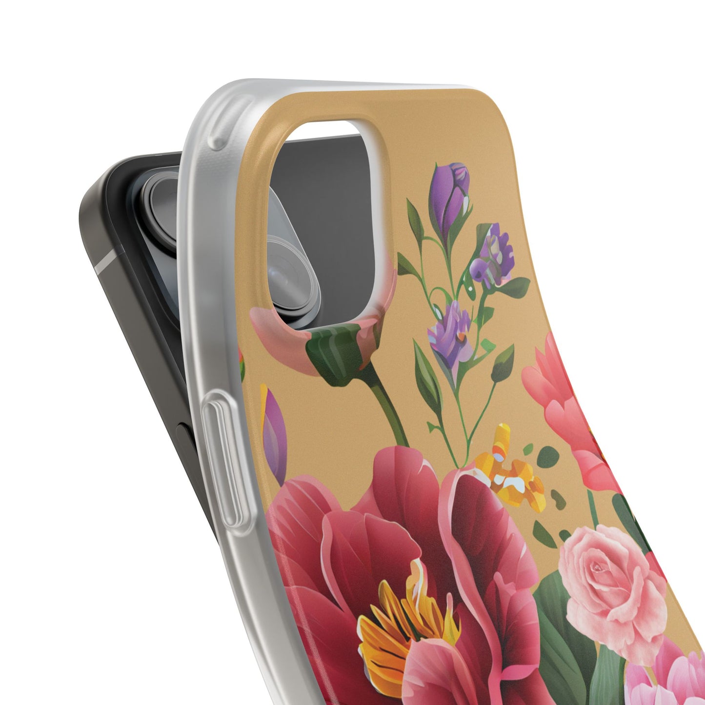 Floral Scripture Phone Case — "Let Your Light Shine" (Matthew 5:16) for iPhone and Samsung Cases.