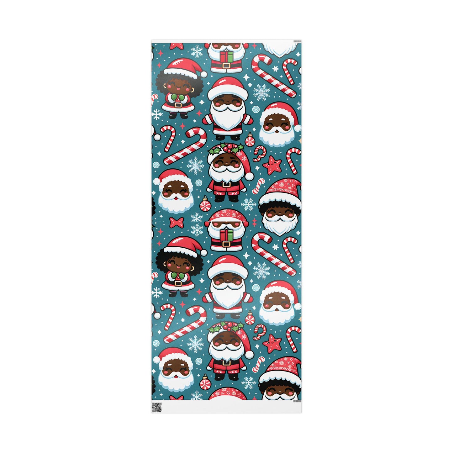 Wrapping Papers - Santa Claus Holiday Collection - Matte or Glossy Finish - 90gsm Paper
