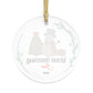Merry Christmas Snowman & Christmas Tree Acrylic Ornament 2026