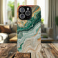 Stylish Tough Acrylic Magnetic iPhone Cases for Everyday Protection, Marble Design, Unique Gifts for Tech Lovers, Holiday Essentials