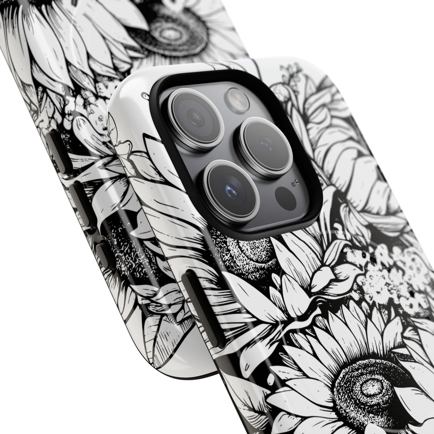 Loved John 3:16, Inspirational Gift, Tough iPhone Magnetic Case Scripture, Sunflower Bible Verse, MagSafe® iPhone® Tough Case, iPhone 14, iPhone 15, iPhone 16, Pro, Pro Max, Plus