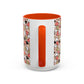 Heart Patterned Coffee Mug - Colorful Love Design, Perfect for Gifts & Celebrations