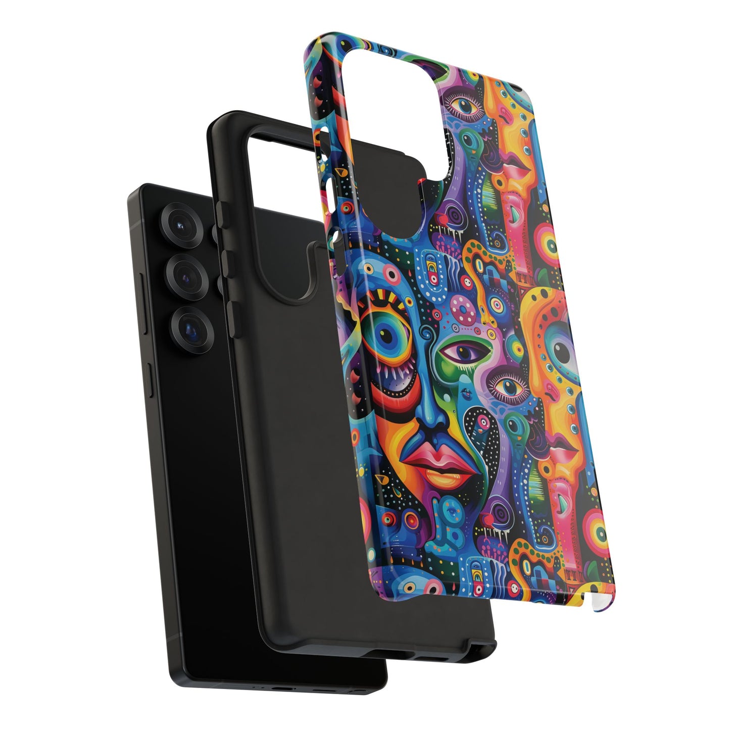 Psychedelic Visions Vibrant Art Google Pixel, iPhone and Samsung Phone Case - Tough Cases for Creative Souls