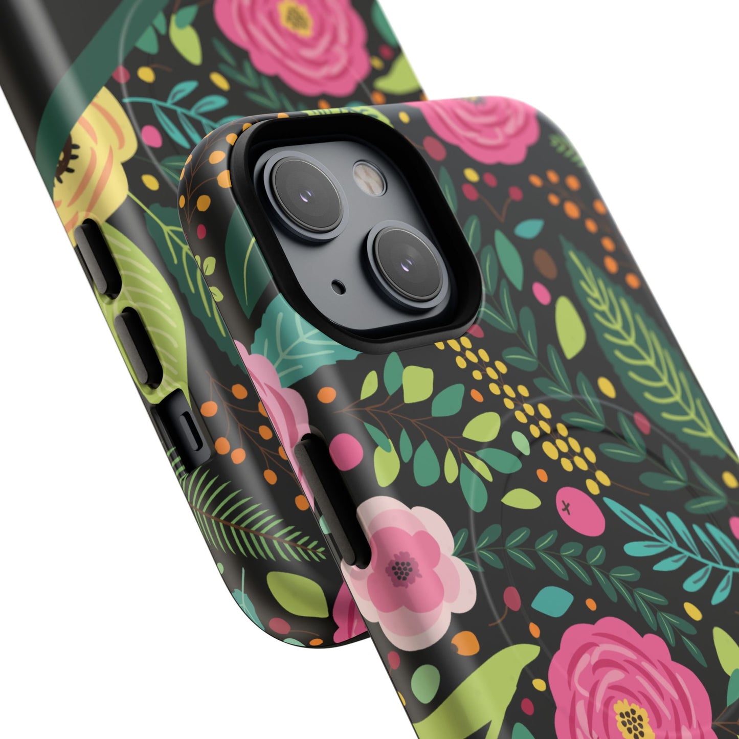 Personalized Floral Fantasy Tough Magnetic iPhone Cases- a Gift for Gardeners, Mother's Day, Birthday Gift, Anniversary Gift, Presents