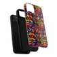 Prism Bloom Tough iPhone Magnetic Case, Stained Glass  MagSafe Cases, iPhone Accessory, Floral Design, Unique Gift, iPhone Protection