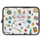 Personalized Classroom Couture Laptop Sleeve with Composition Book Inspired Design, Customizable Tech Case, School Supplies, Gift for Students, College Essentials, Back to School