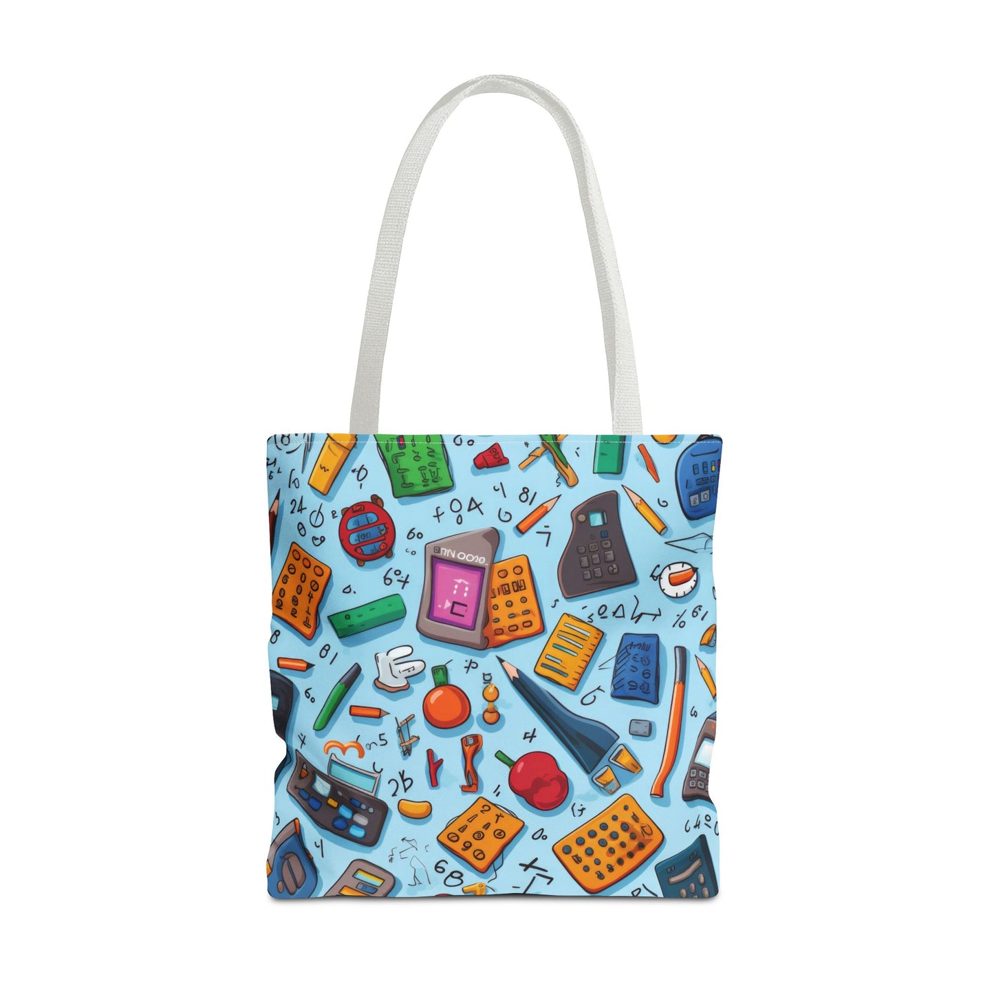 Blue Academic Adventures Tote Bag