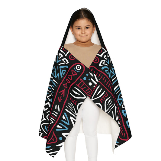 Ethnic Rhythms Snuggle Youth Hooded Towel