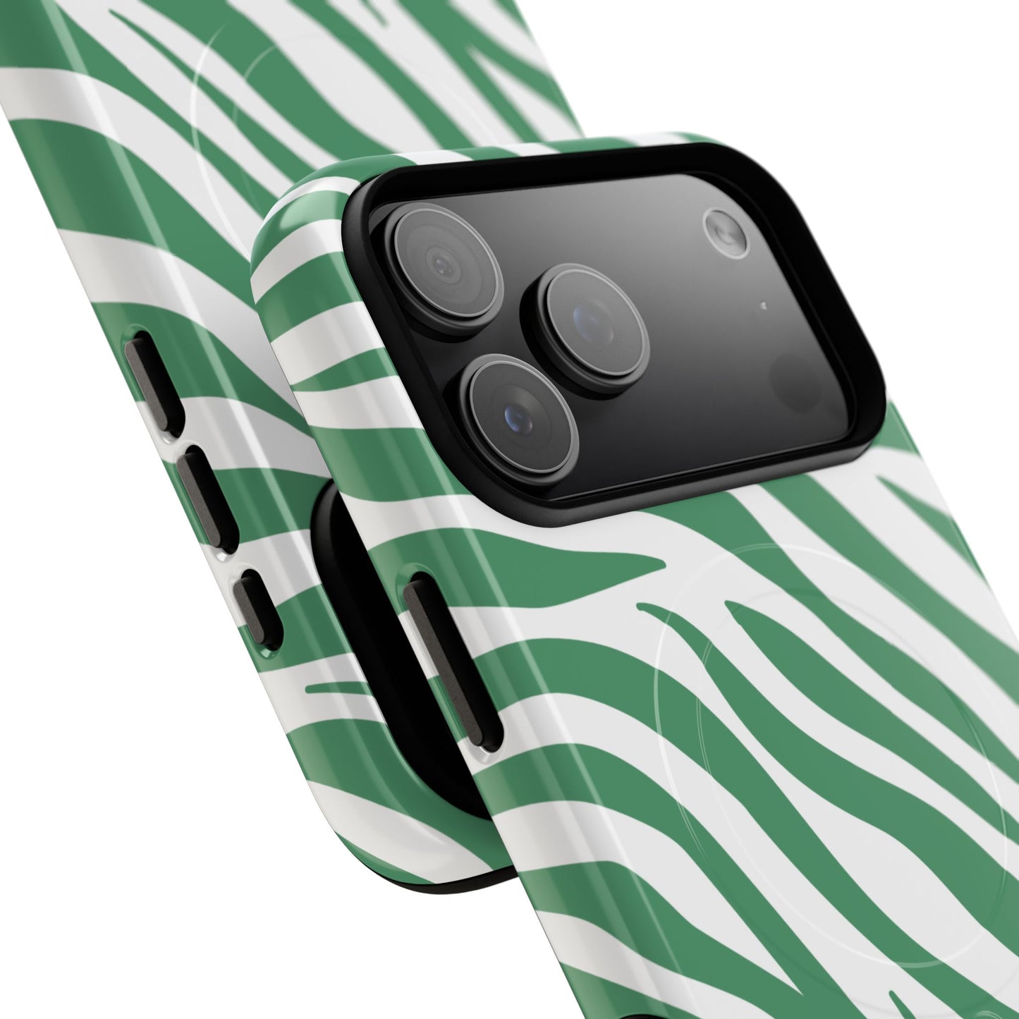 Trendy Zebra Print iPhone Case, Stylish Tough Magnetic Case for iPhone, Animal Print Accessory, Unique iPhone Cover, Gift for Animal Lovers