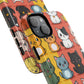Cute Cat Magnetic Phone Cases for Pet Lovers, Durable Cases, Animal Design, Fun Gift, Unique Accessories