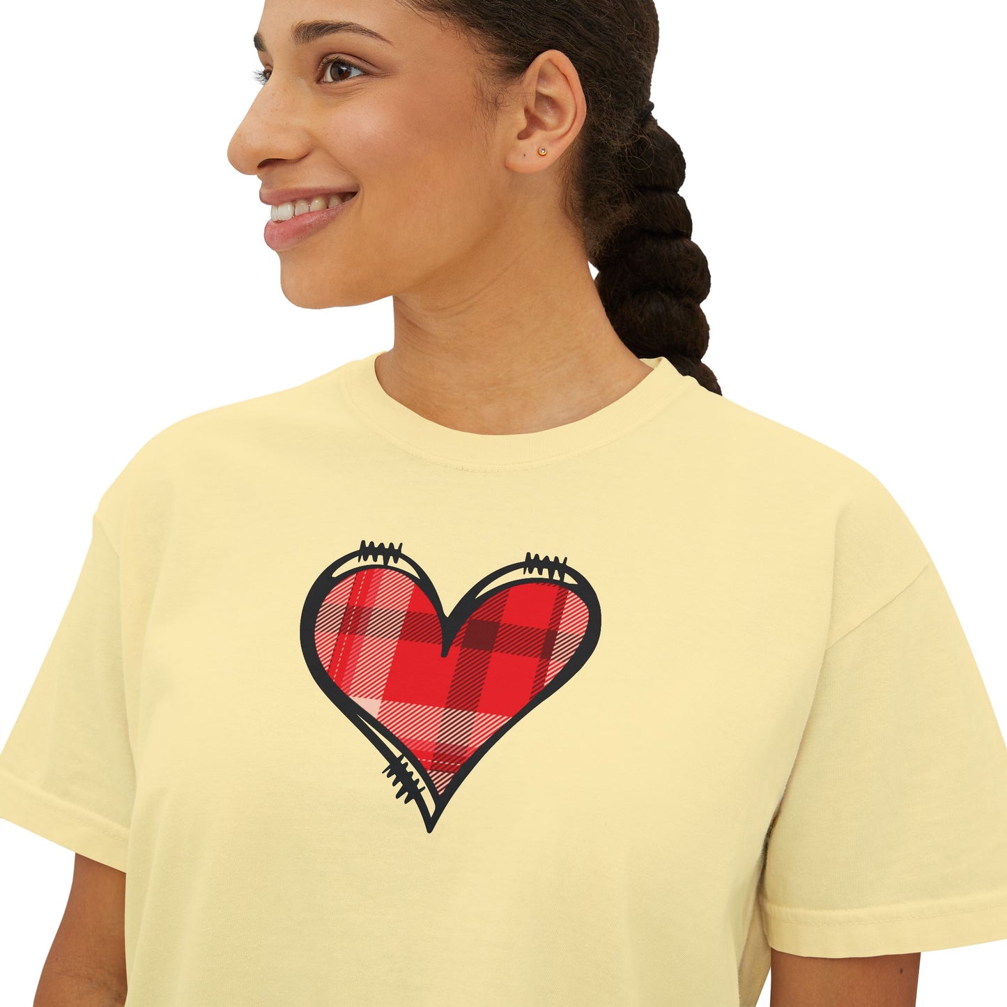 LOVE Always Women's Comfort Colors Boxy Tee