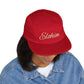 Embroidered 'ELOHIM, GENESIS 1:1'  5 Panel Cap, Trendy Hat, Outdoor Gear, Streetwear Accessory, Unique Gift, Fashion Statement
