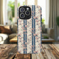 Victorian Rose Stripe iPhone Case, Tough Magnetic Cases for Stylish Protection, Flower Pattern iPhone Cover, Trendy Gift Idea for Her