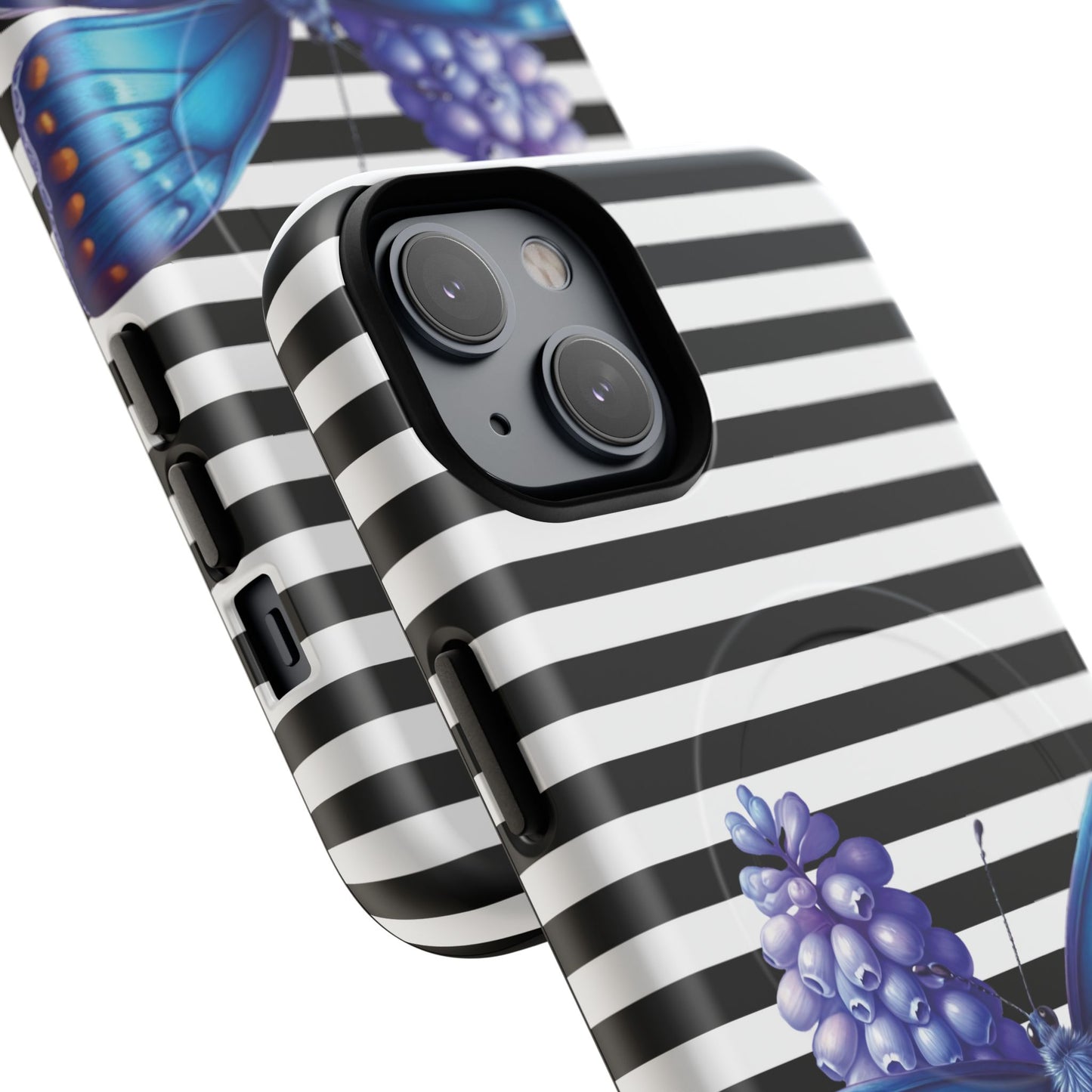 Midnight Bloom Tough iPhone Magnetic Cases - Floral, Stylish iPhone Cover, Gift for Her, Custom Mobile Case, Trendy iPhone Accessories