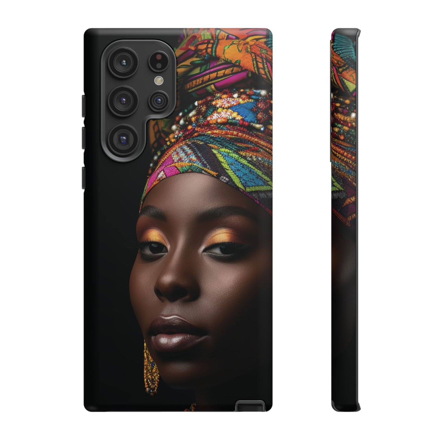 Regal Reflections: African Majesty Tough Google Pixel, iPhone and Samsung Cases.