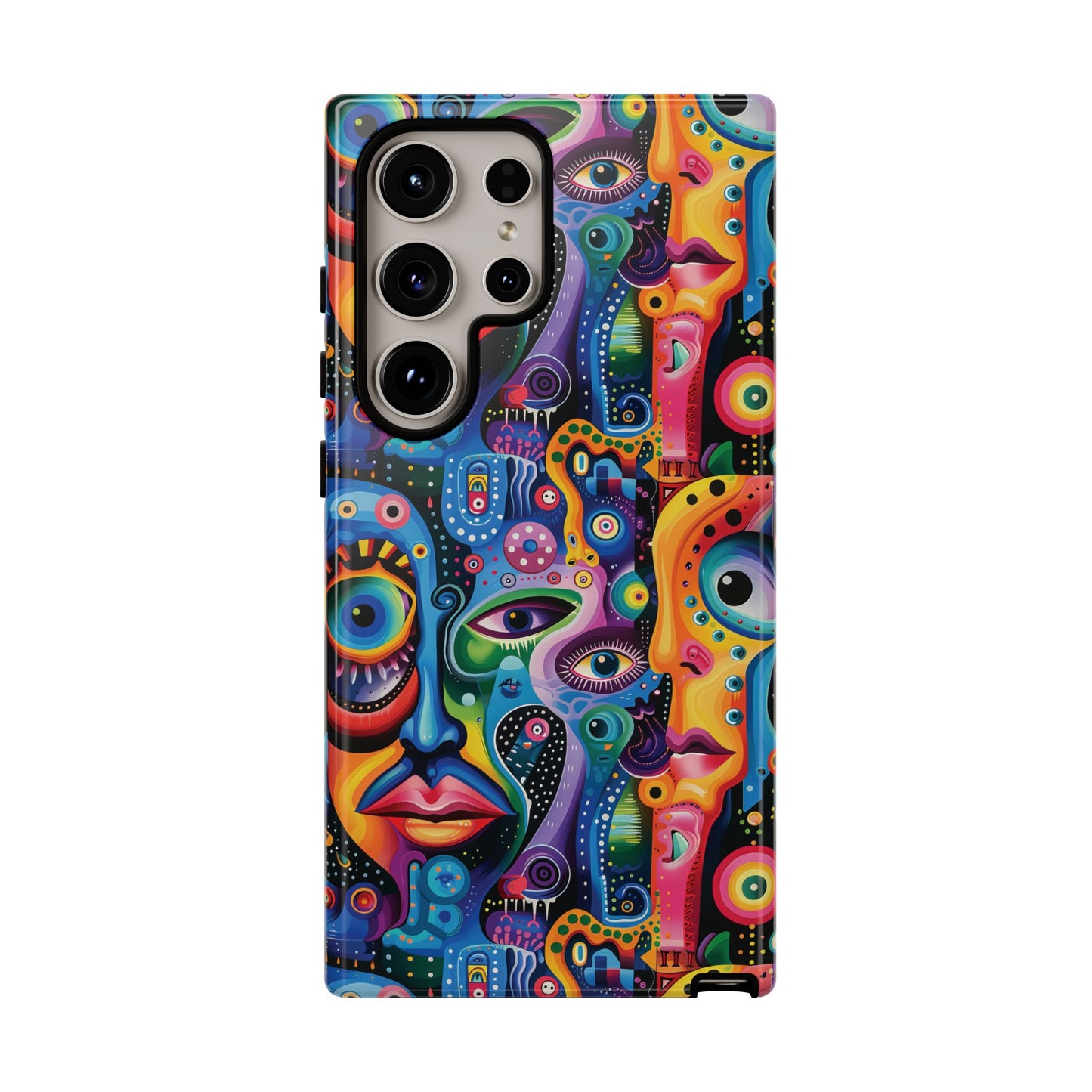 Psychedelic Visions Vibrant Art Google Pixel, iPhone and Samsung Phone Case - Tough Cases for Creative Souls
