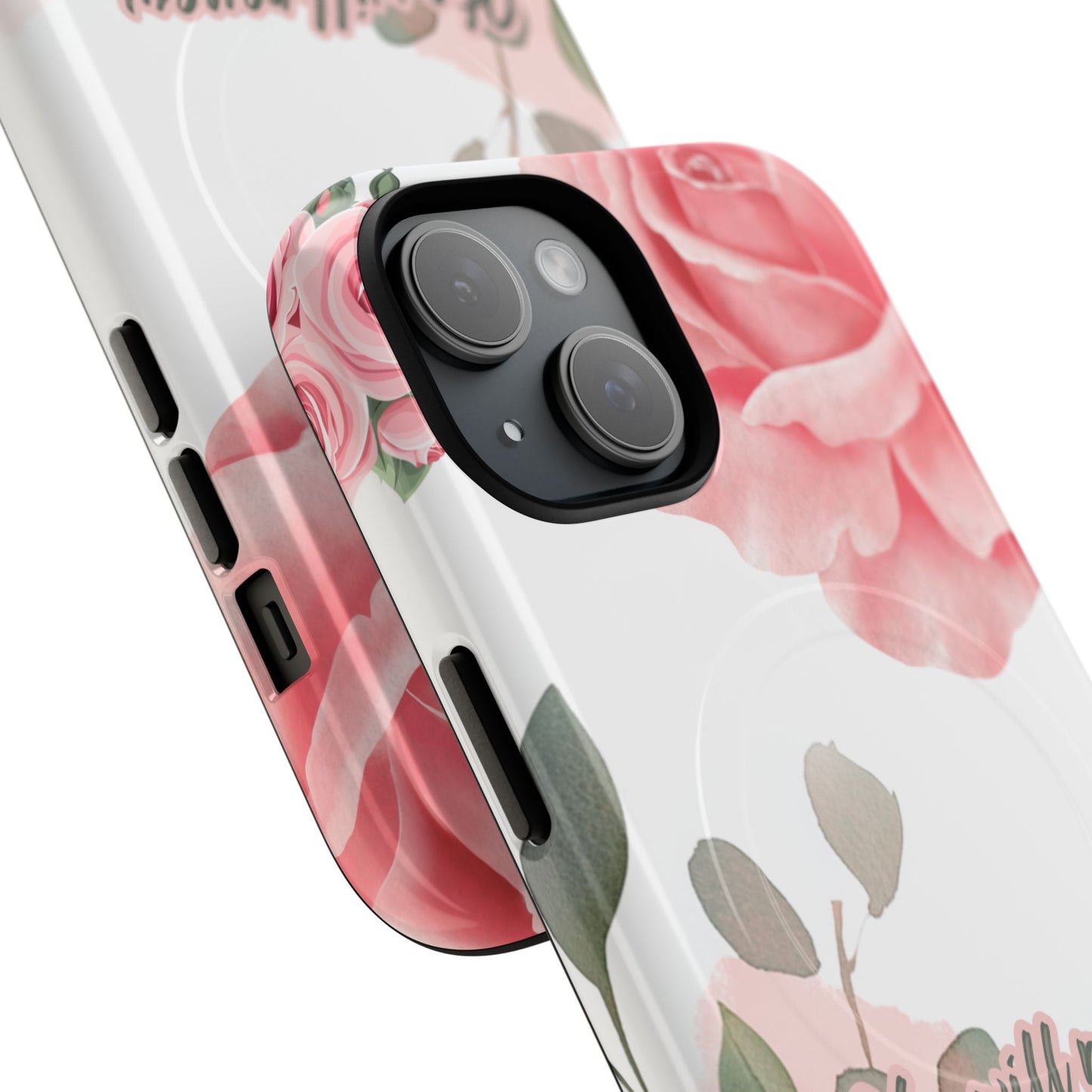 You will Renew your Strength Isaiah 40:11, Inspirational Gift, Tough iPhone Magnetic Case Scripture, Floral Bible Verse, MagSafe® iPhone®, iPhone 14, iPhone 15, iPhone 16, Pro, Pro Max, Plus.