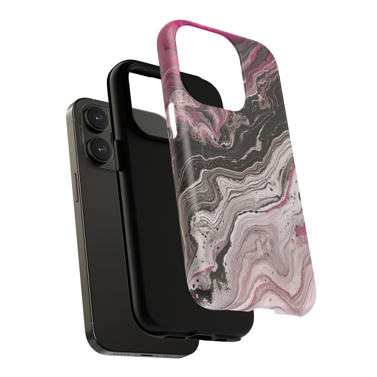 Stylish Magnetic iPhone Cases for Tough Protection, Trendy iPhone Covers, Gift for Teens, Modern Tech Accessories, Marble iPhone Design Cases